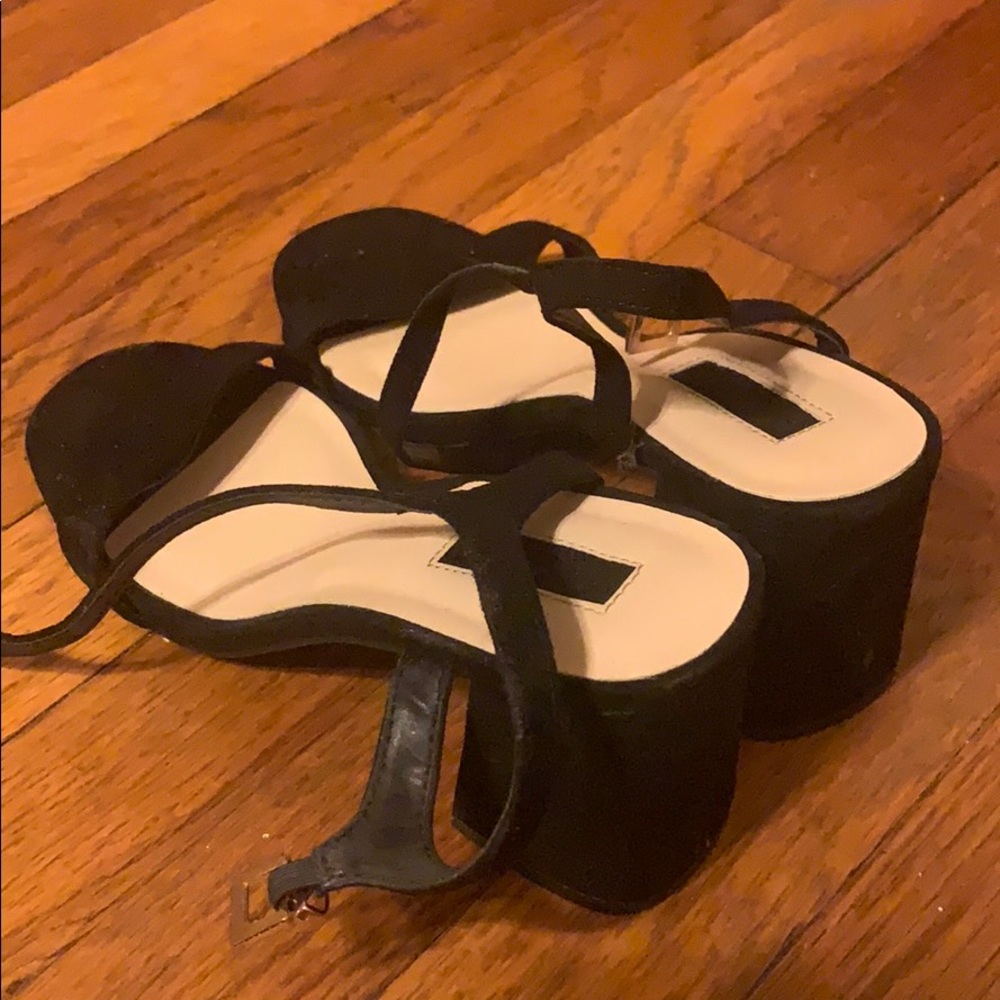 black heels